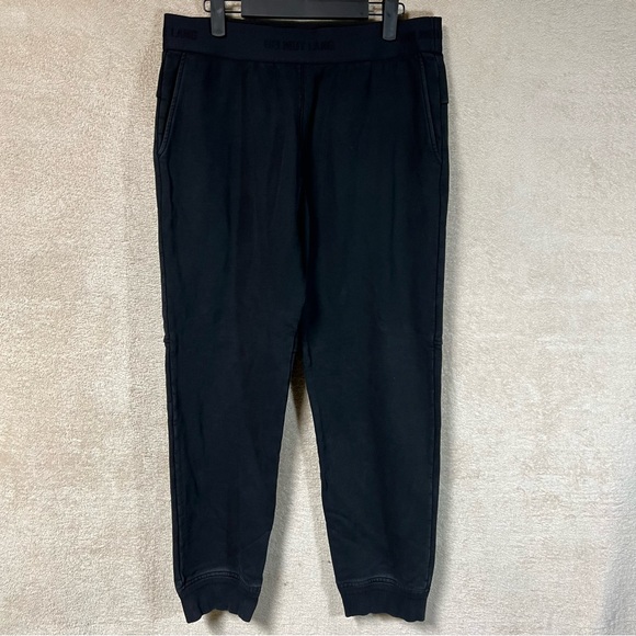 Helmut Lang Sweatpant Joggers Mens Large Black 32x26 - Picture 1 of 3